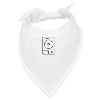 HDD Festplatte Retrospeichermodul - Bandana - Weiß - Vorne
