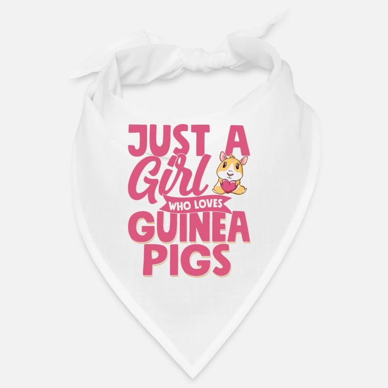 Juste une fille qui aime les cochons d’Inde Cavy amant Roden Bandana