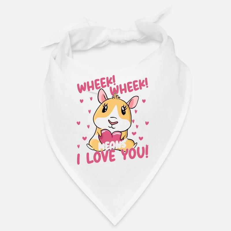 Ouf ! Ouf ! C’est dire que je t’aime ! Rongeur Cochon d’Inde Bandana
