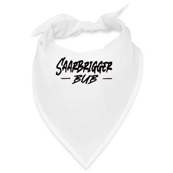 Saarbrigger Bub Saarland Saarländisch Dialekt Saar - Bandana - Weiß - Vorne