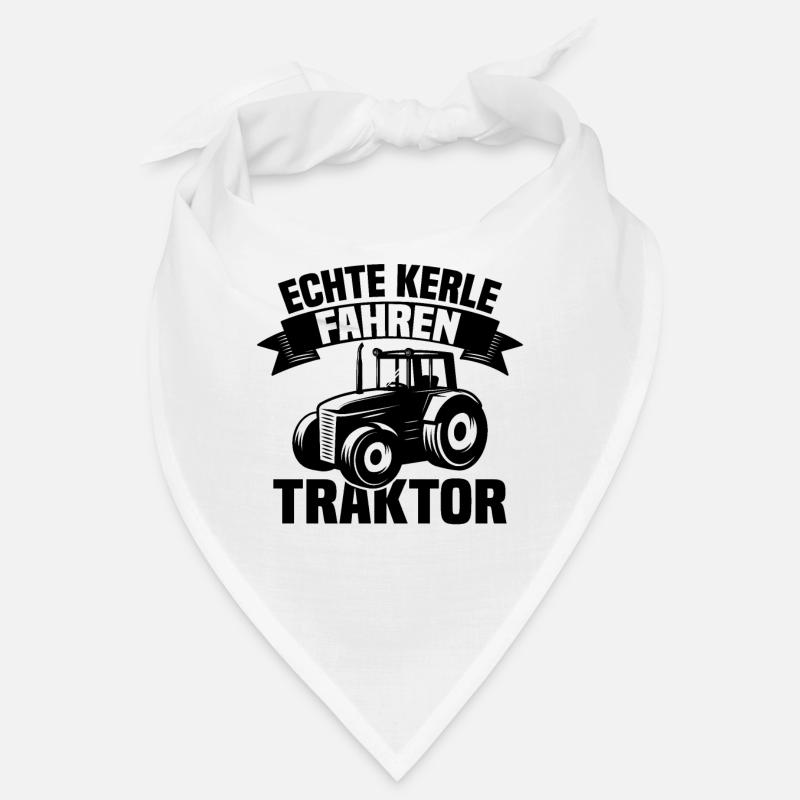 Echte Kerle fahren Traktor Bandana