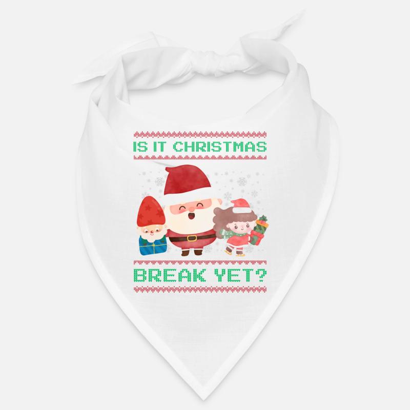 C'est déjà les vacances de Noël ? Professeur du Père Noël Bandana
