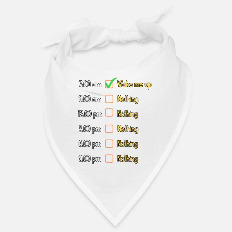 Dinge, die man tagsüber tun kann | Lustiges Design Bandana