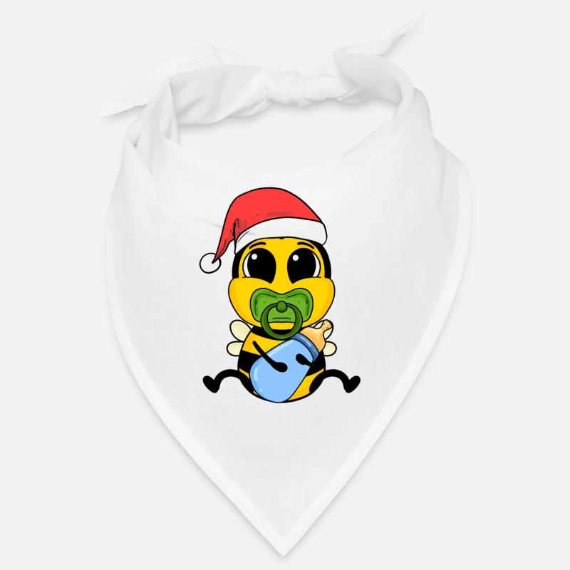 Abeille bébé Noël Bandana