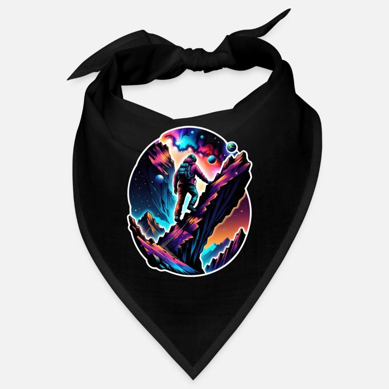 Climbing - Moon - Space Bandana