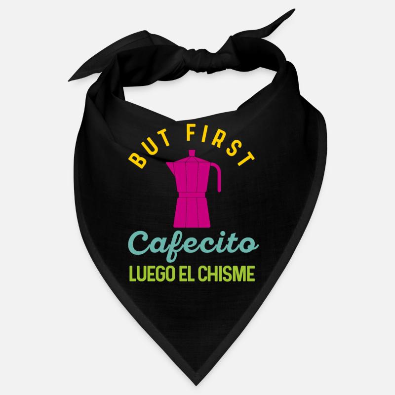 Funny Spanish Shirts Cafecito Cafe Espanol Bandana