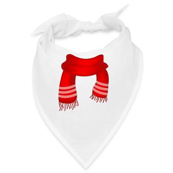 Frohe weihnachten Frohe weihnachten Frohe weihnach - Bandana - Weiß - Vorne