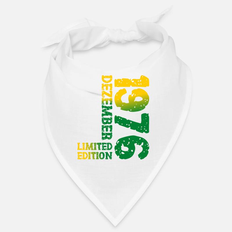 1976 décembre édition limitée 47e anniversaire décoration Bandana