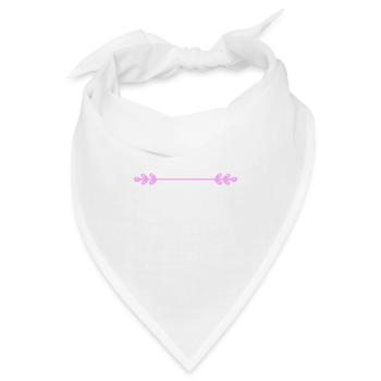 Life is no sugarlicking. Denglisch - Bandana - Weiß - Vorne