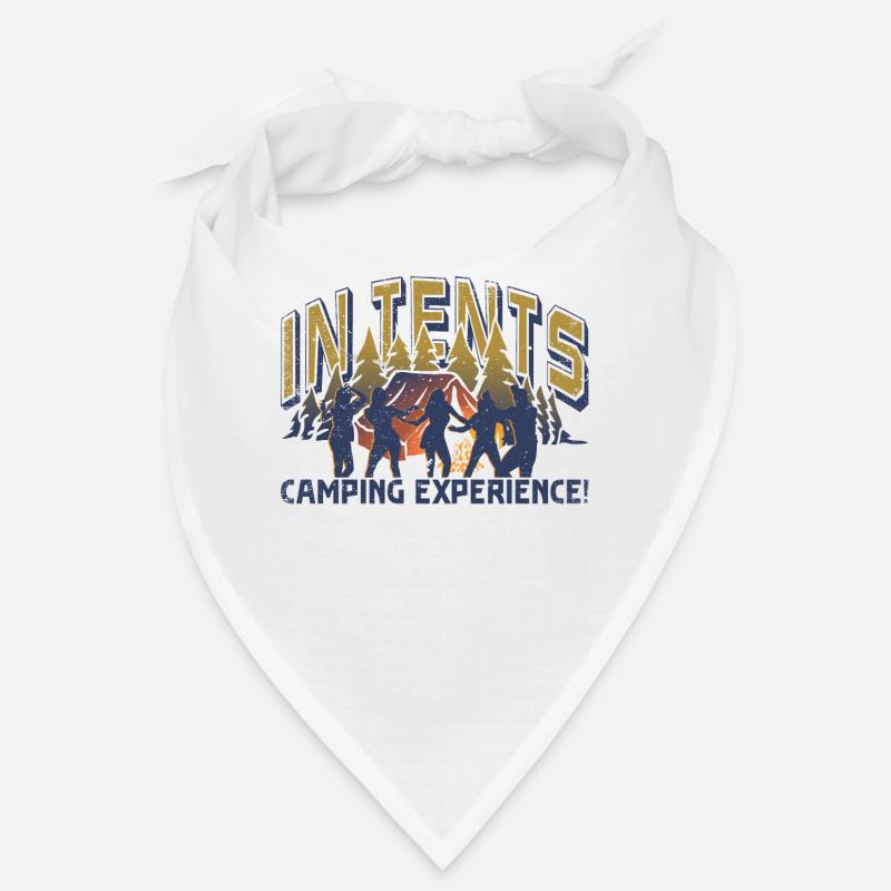 In tents camping experience! Bandana