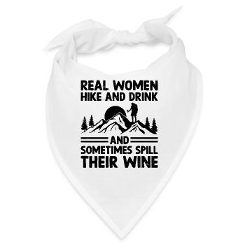 Wandern Natur Trekking Bergsteigen Wanderer Outdoo - Bandana - Weiß - Vorne