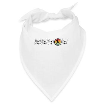 Baseball Pitcher Softball Catcher Baseball - Bandana - Weiß - Vorne