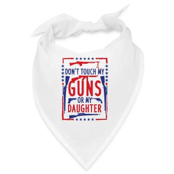 Guns 2nd Amendment Second Amendment Pro Gun Lover - Bandana - Weiß - Vorne