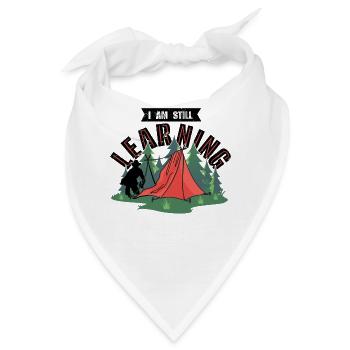 I am still learning - Bandana - Weiß - Vorne
