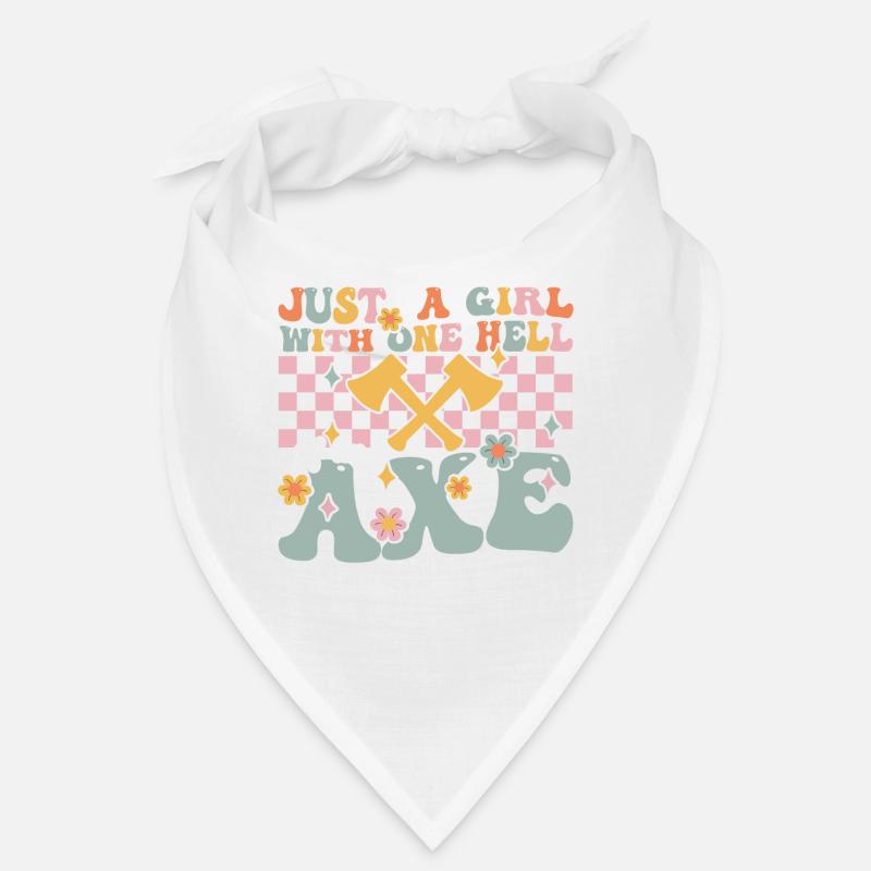 Groovy Axtwerfendes Mädchen Bandana
