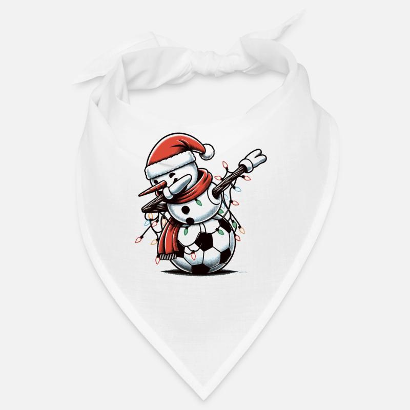 Schneemann Dabbing Schneemann Dab Schneemänner - Bandana - Weiß