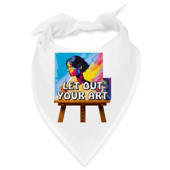 ARTIST MAKES THE PICTURE - Bandana - Weiß - Vorne