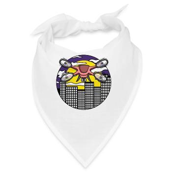 Drone Drohne Drohnen - Bandana - Weiß - Vorne