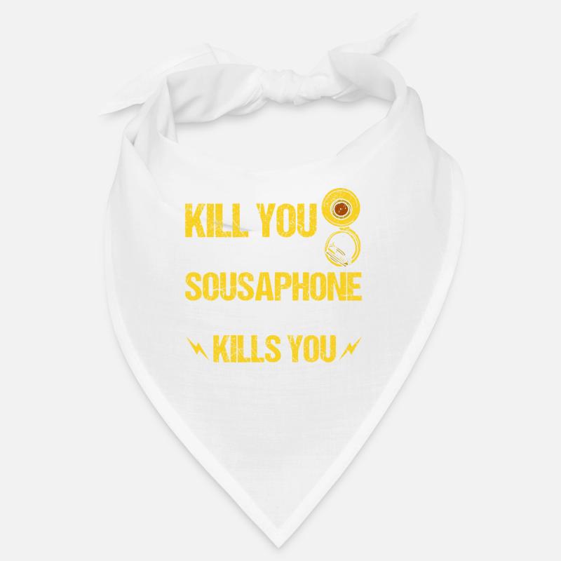 Funny Sousaphone Brass Band Player Marschband Bandana