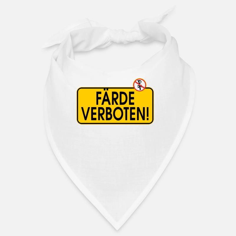 ACHTUNG! Pferde verboten Bandana