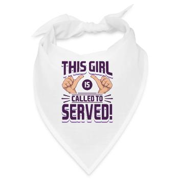 Mormonen LDS Missionar Dieses Mädchen ist berufen - Bandana - Weiß - Vorne