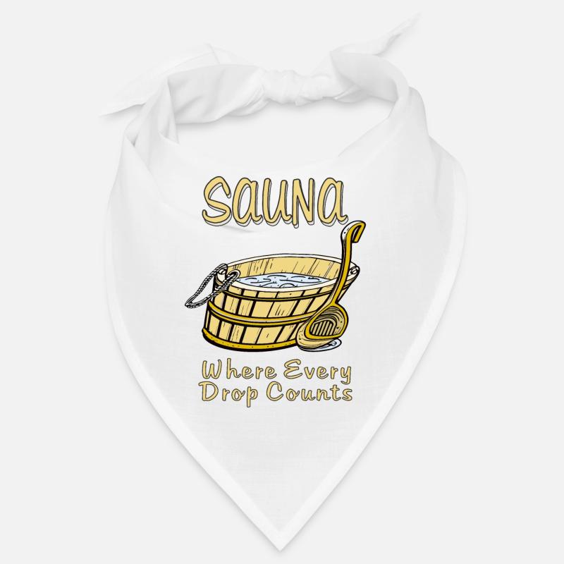 SAUNA où chaque goutte compte Bandana