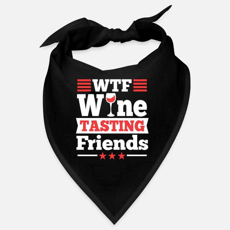 Amis de la dégustation de vin WTF Bandana