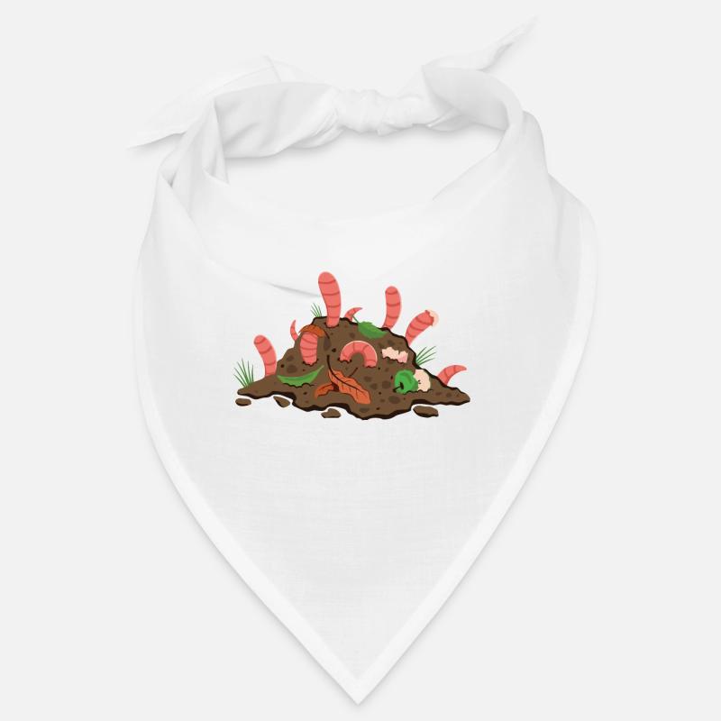 Regenwurm Vermicompost Worm Bauernwurm Bandana