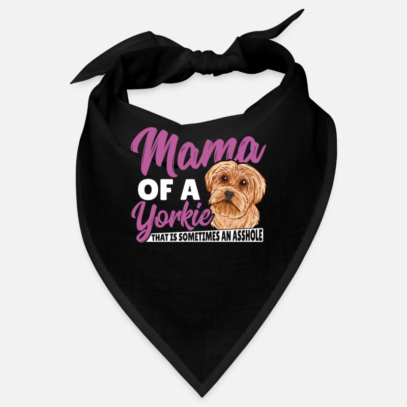 Mama von einem Yorkie, der manchmal ein A* Bandana