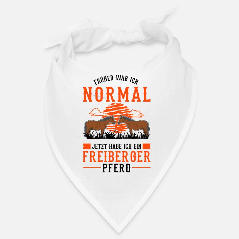 Freiberger Pferd Reiterin Bandana