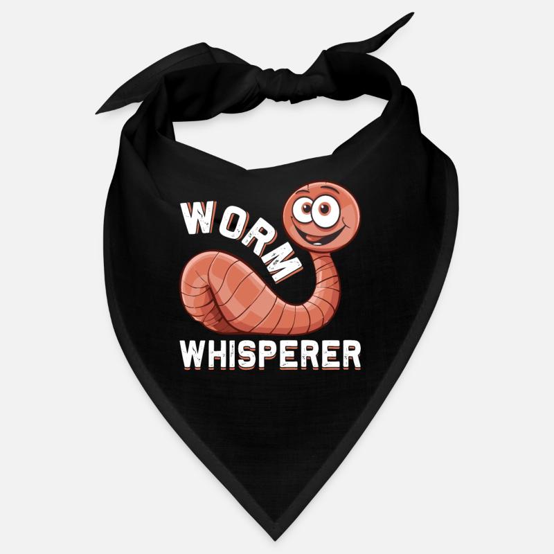 Funny Earthworm Composting Worm Farmer Bandana
