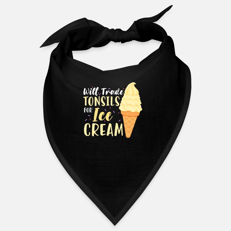 Eiscreme Eis Eiskrem Ice Cream Sommer Geschenk Bandana
