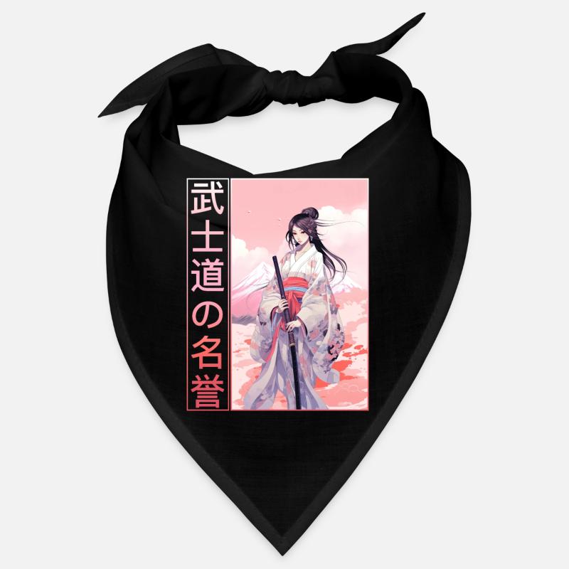 Bushido Code Anime Samurai Girl Japanese Warrior K Bandana