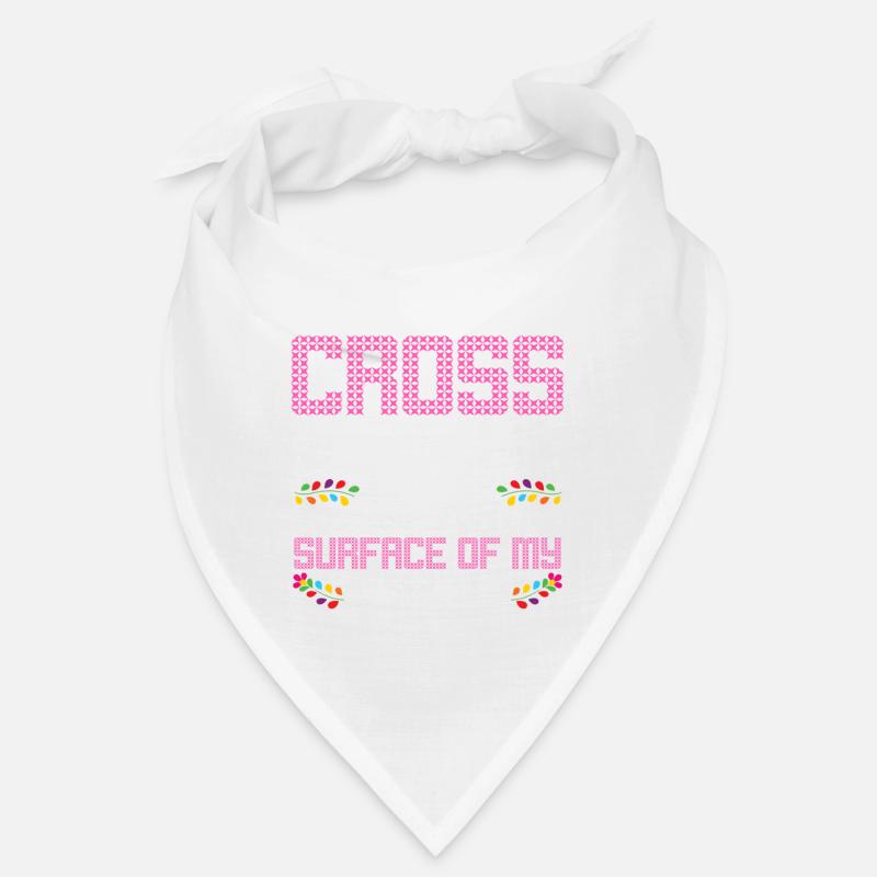 Fun Cross Stitch Embroidery Needle Cross Stitches Bandana