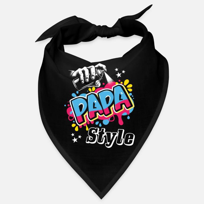 Geschenkidee Grafikdesign Papa Stil Gaffiti Bandana
