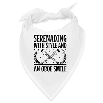 Oboist Oboe Basoonist Marching Band Instrumen - Bandana - Weiß - Vorne