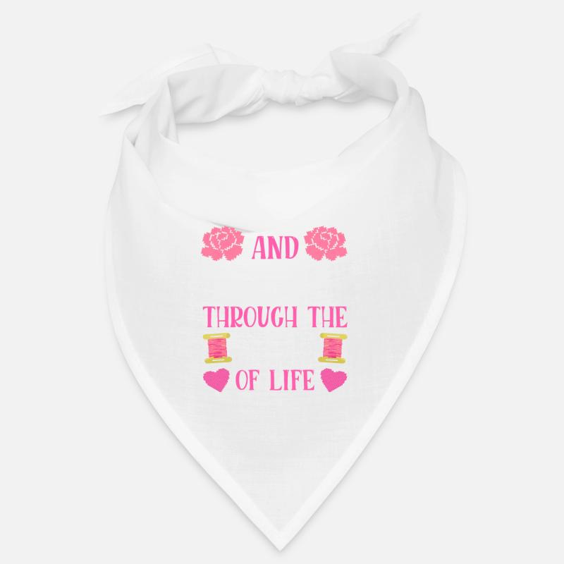 Fun Embroidery Strength Cross-Stitching Bandana