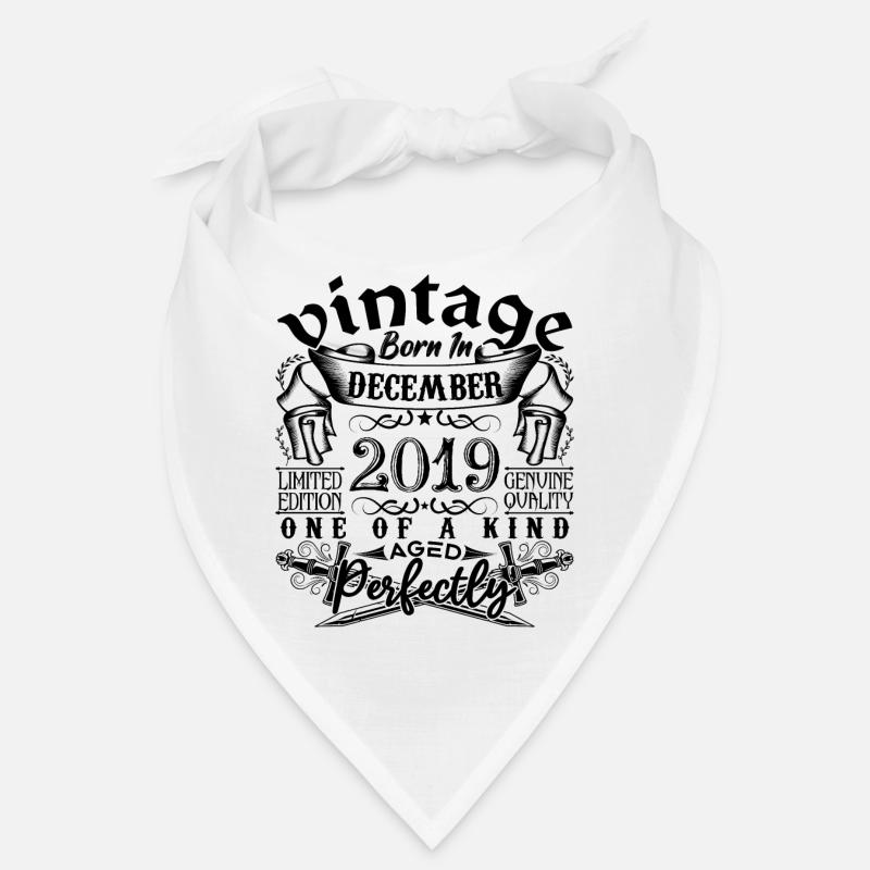 Anniversaire 2019 Décembre 2019 né en December Bandana