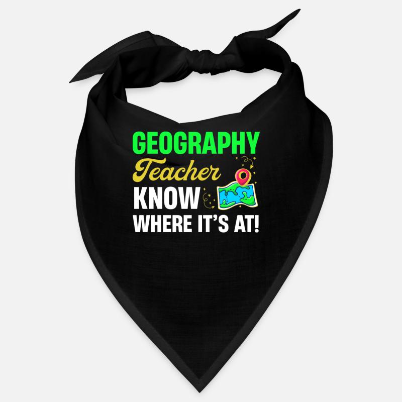 Geography teachers know what it's all about! Chair Bandana