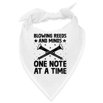 Oboist Oboe Basoonist Marching Band Instrumen - Bandana - Weiß - Vorne