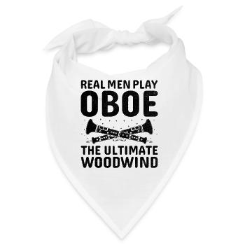 Oboist Oboe Basoonist Marching Band Instrumen - Bandana - Weiß - Vorne