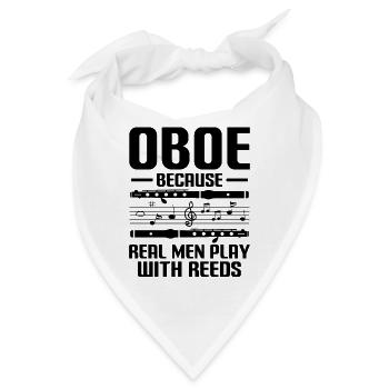 Oboist Oboe Basoonist Marching Band Instrumen - Bandana - Weiß - Vorne