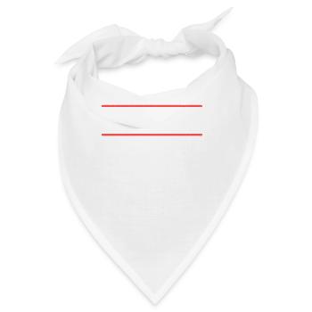 Diese Person sieht dir ungeheuer ähnlich WortWitz - Bandana - Weiß - Vorne