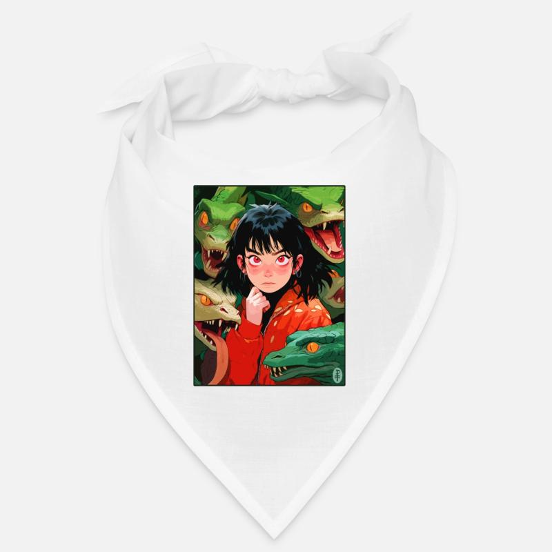 Anime Mädchen und Schlangen Bandana