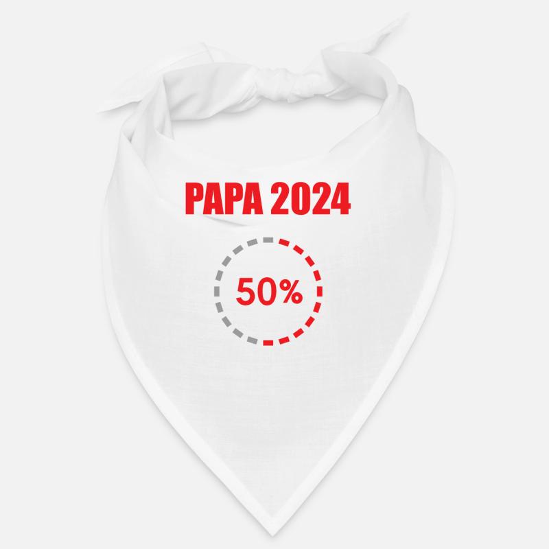 Papa 2024 Loading Vaterschaft Vater Werden Dad Bandana