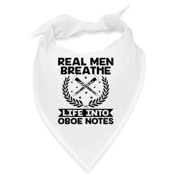 Oboist Oboe Basoonist Marching Band Instrumen - Bandana - Weiß - Vorne