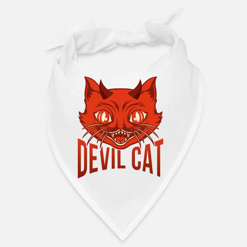 Chat du diable T-shirt Bandana
