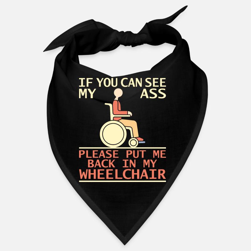 Amputation Überlebende Behinderten Rollstuhlkostüm Bandana