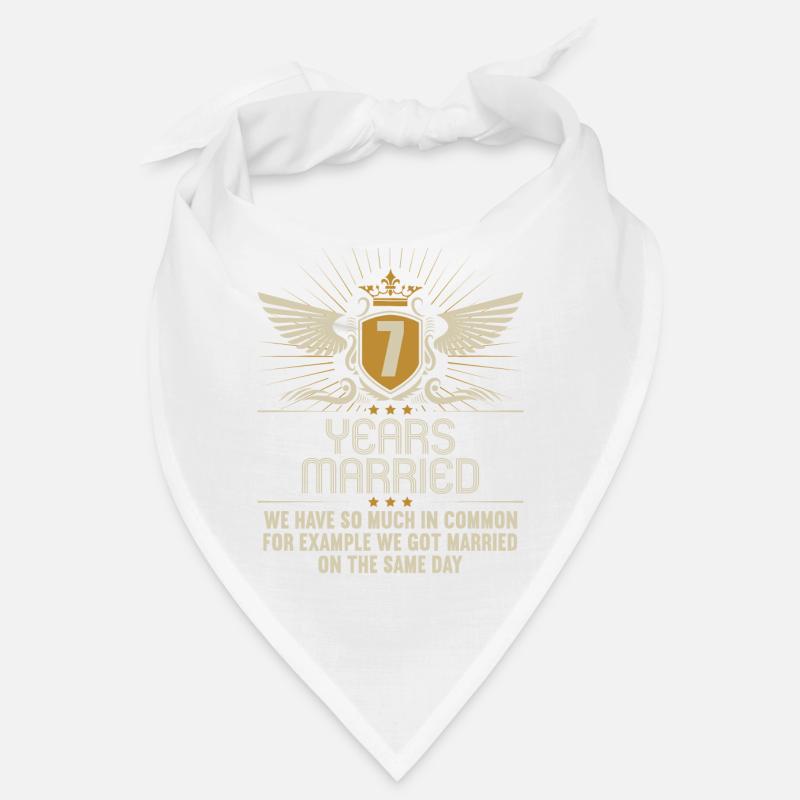 Nous avons beaucoup en commun 7ème anniversaire de mariage Bandana