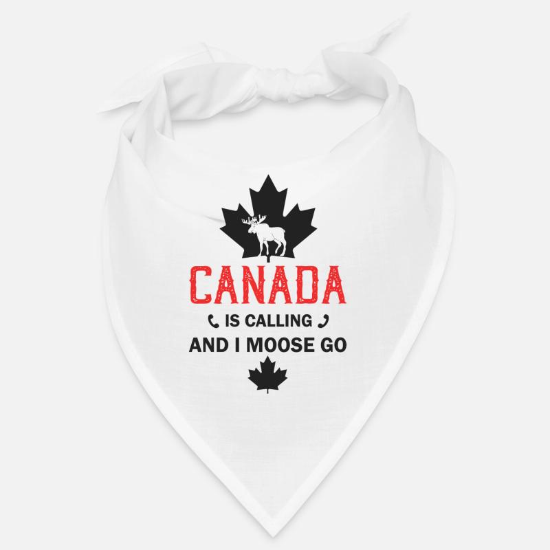 Orignal du Canada Drapeau canadien Feuille d’érable Bandana